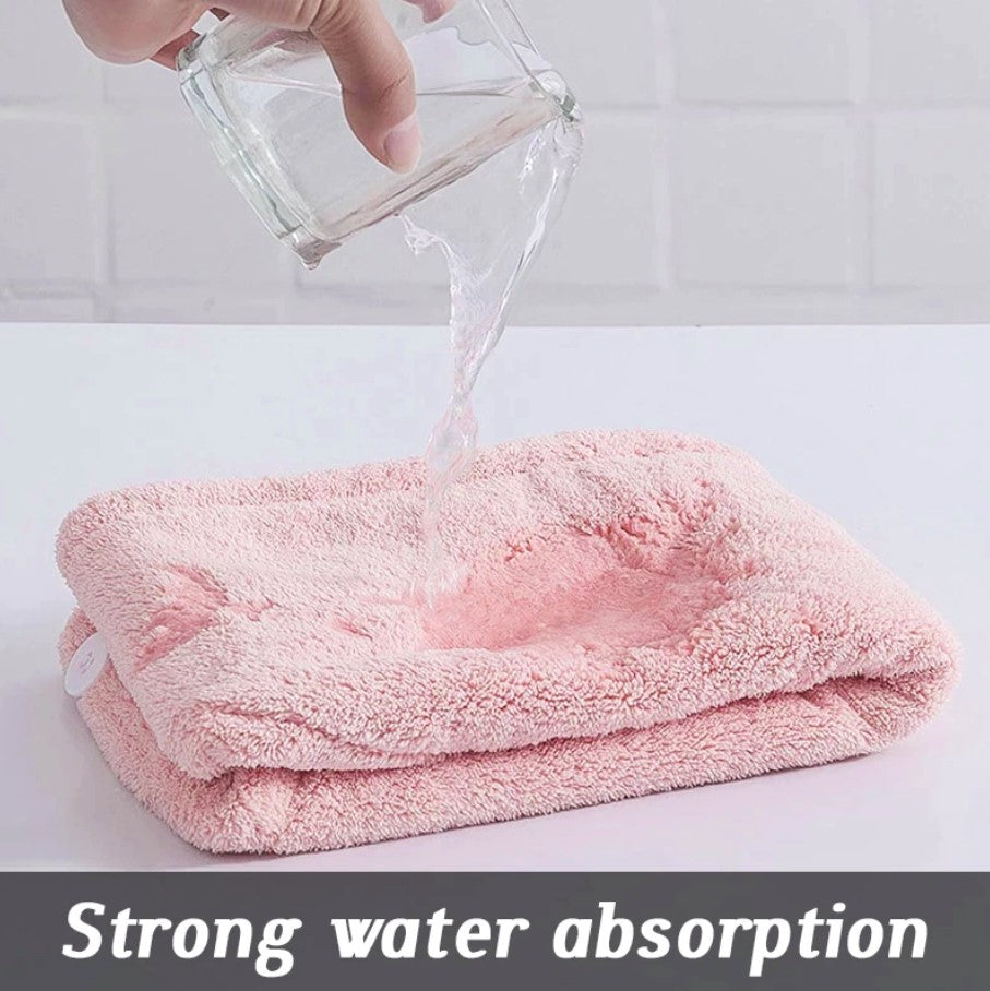 Microfiber Dry Hair Towel - Highly absorbent - ShayBun