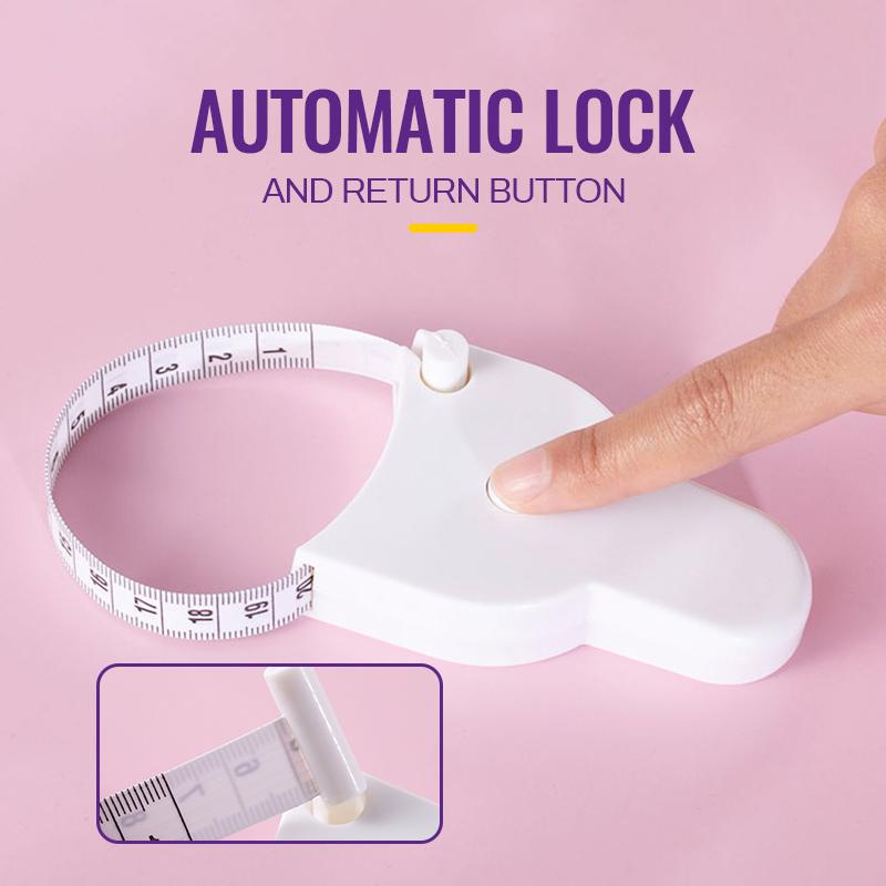 Automatic Telescopic Tape Measure, Soft Measuring Tape for Body  Measurements, Weight Loss, Fitness, Muscle Gain. Lock Pin, Retractable  Button