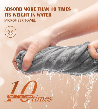 Microfiber Dry Hair Towel - Super Absorbent